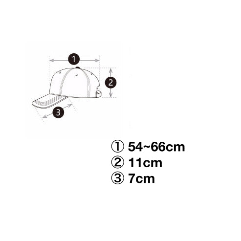 Washed Baseball Cap WN6009