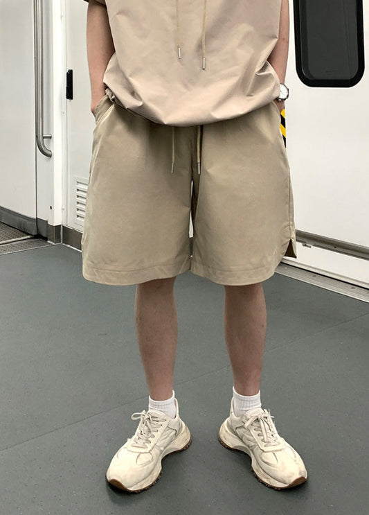 Half Zip Short Sleeve T-Shirt & Half Pants Setup WN24901