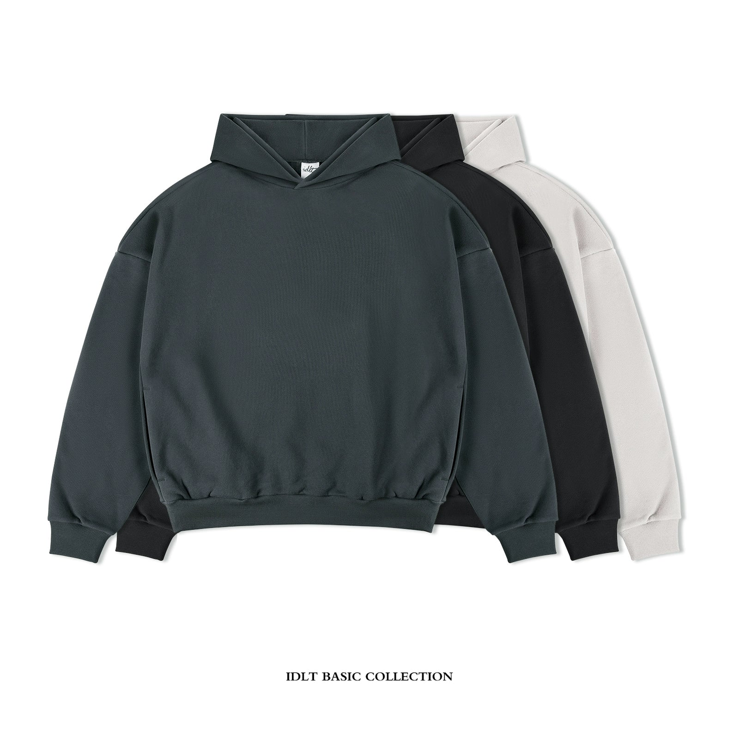 Basic Oversize Drop Shoulder Hoodie WN4297