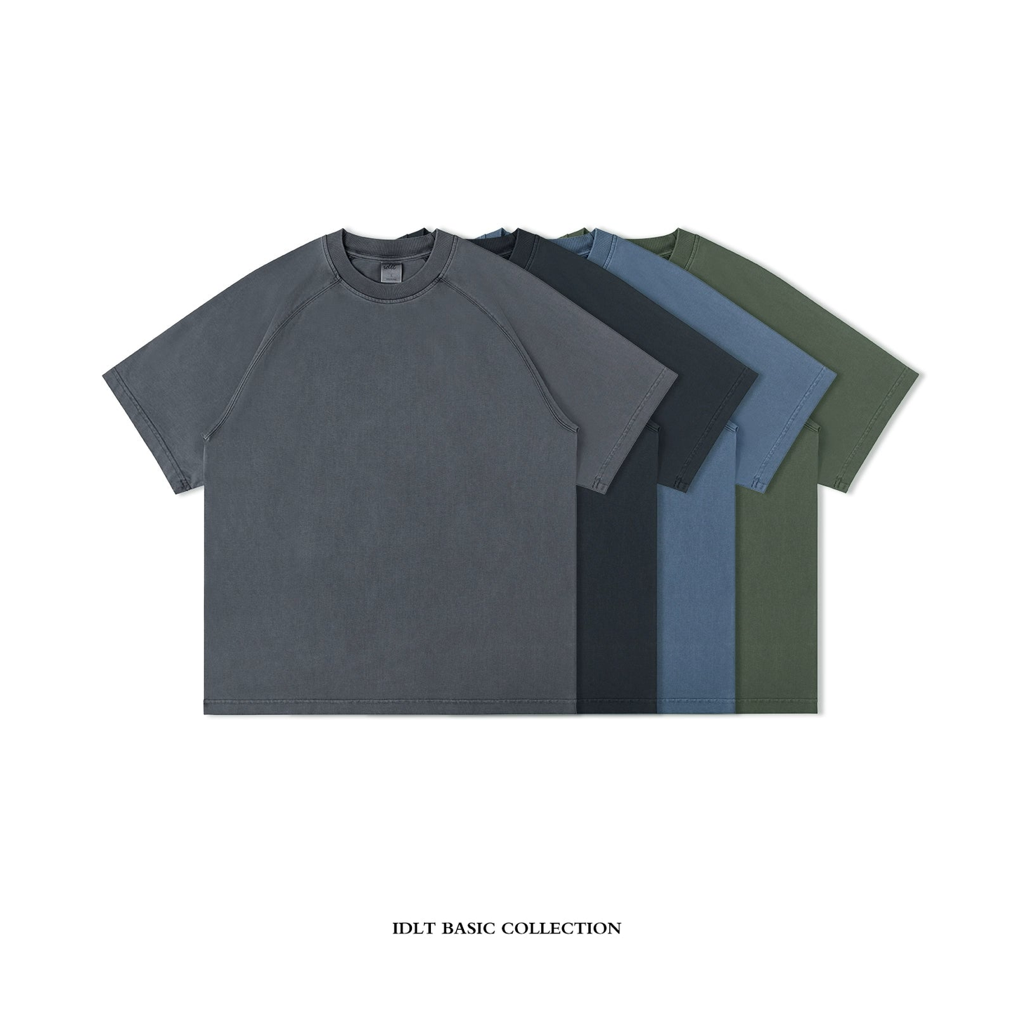 Heavyweight Loose Fit Raglan Short Sleeve T-Shirt WN4356