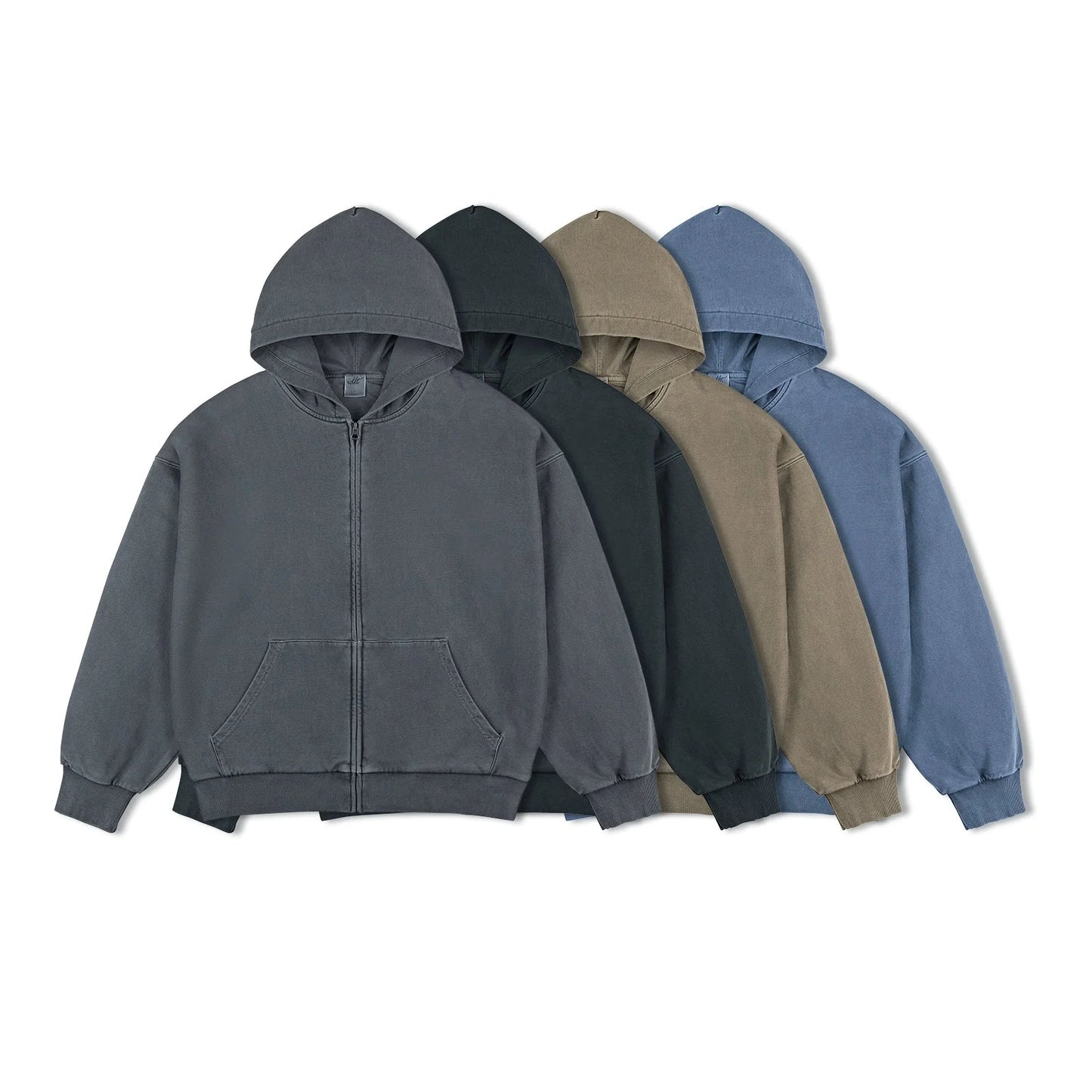 Heavyweight Silhouette Zipper Hoodie WN4363
