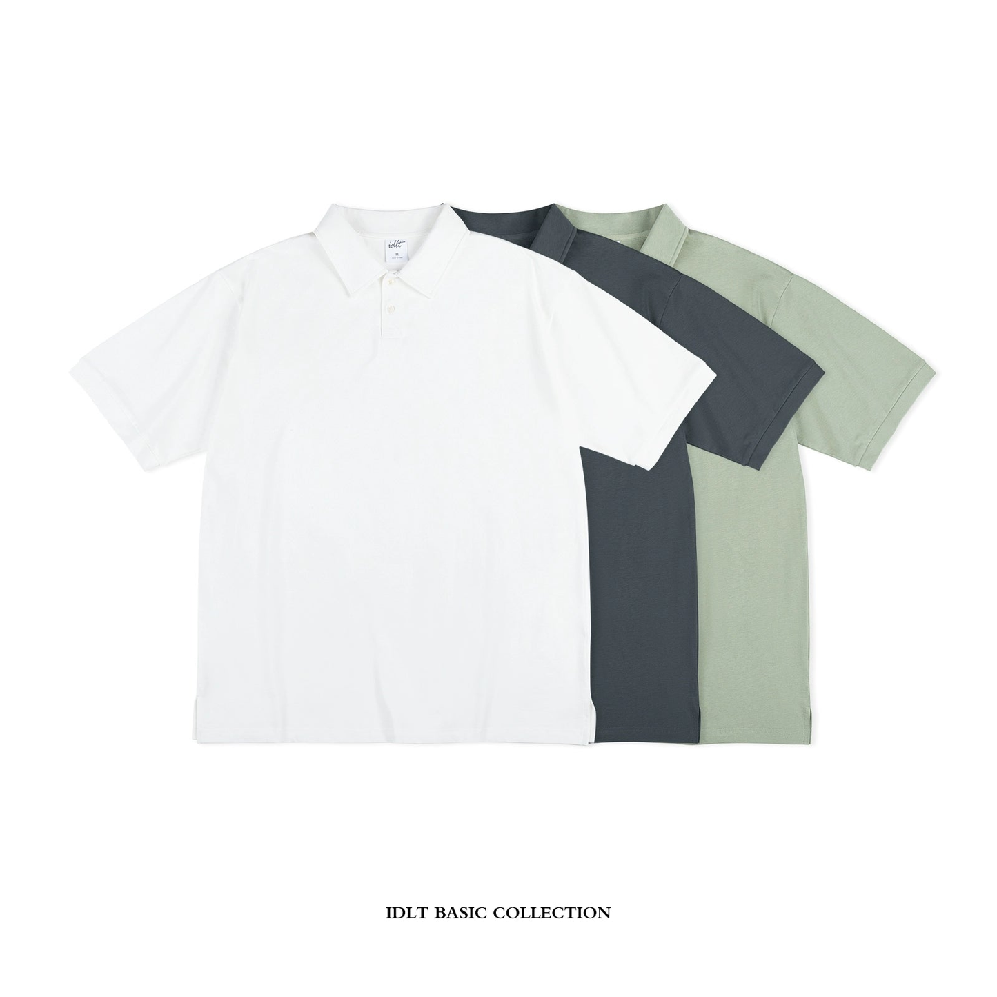 Loose Casual Short Sleeve Polo Shirt WN4340