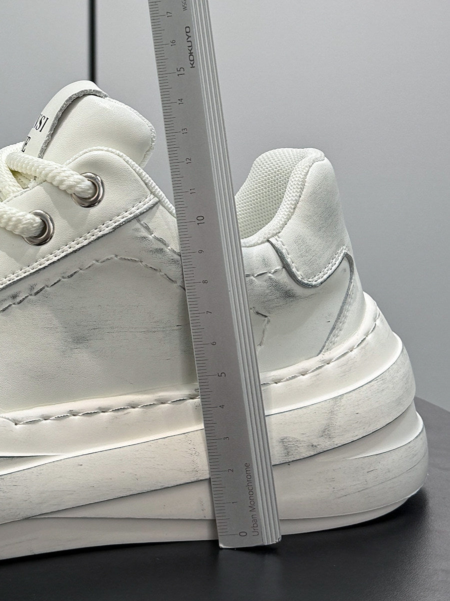 Lace Up Platform Thick Sole Sneakers WN24638