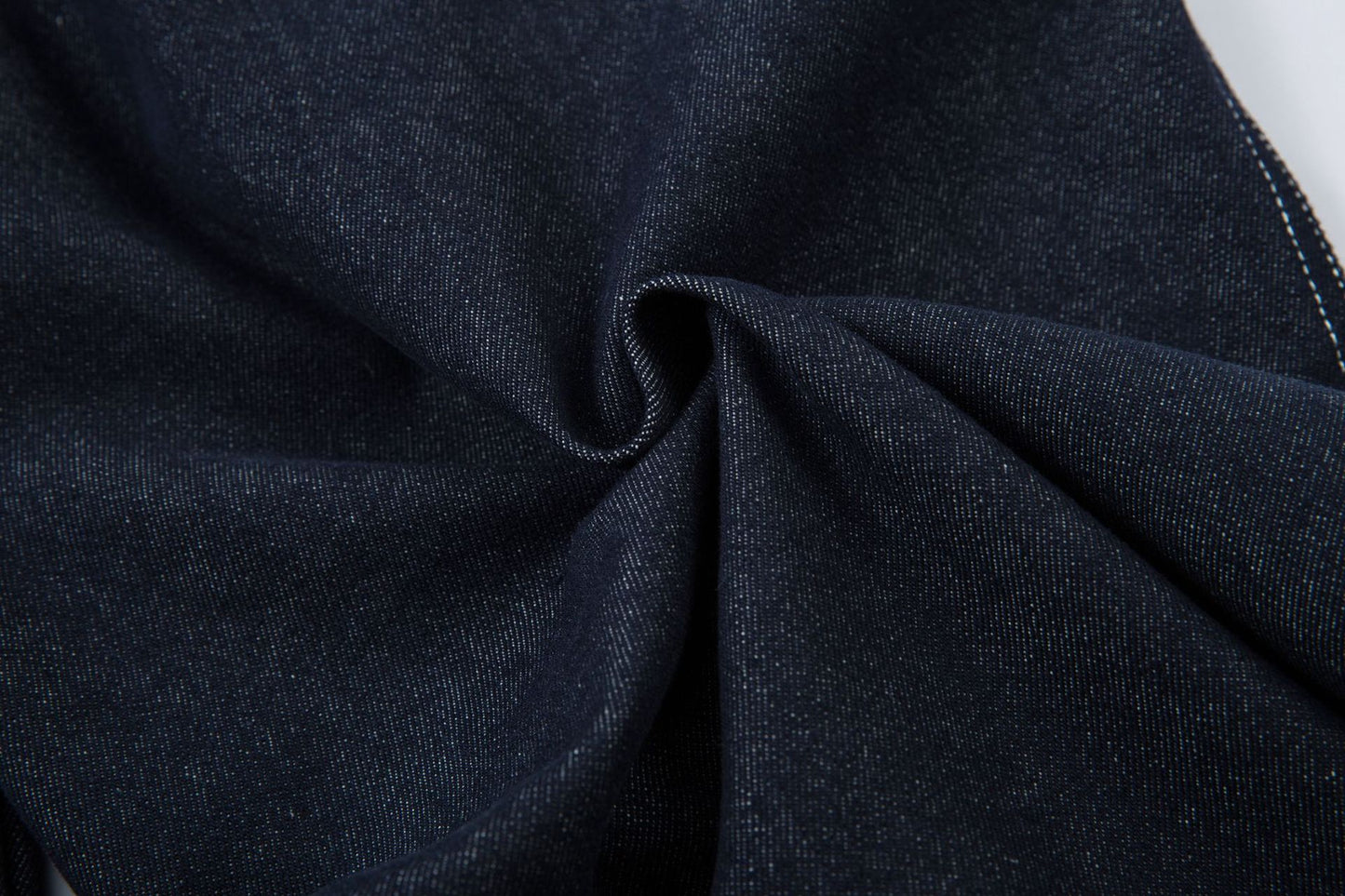 Washed Wide-Leg Tuck In Denim Jeans WN12732