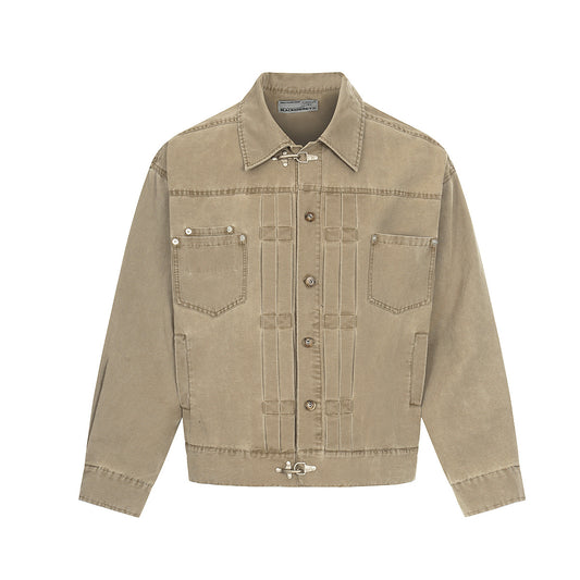 Heavy Washed Denim Work Jacket WN23599