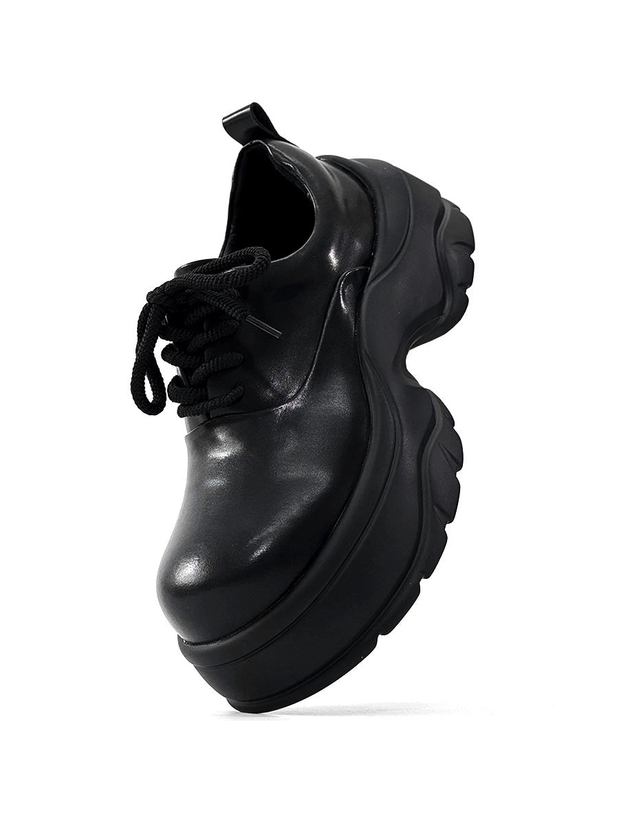 Platform Design PU Leahter Sneakers WN19109