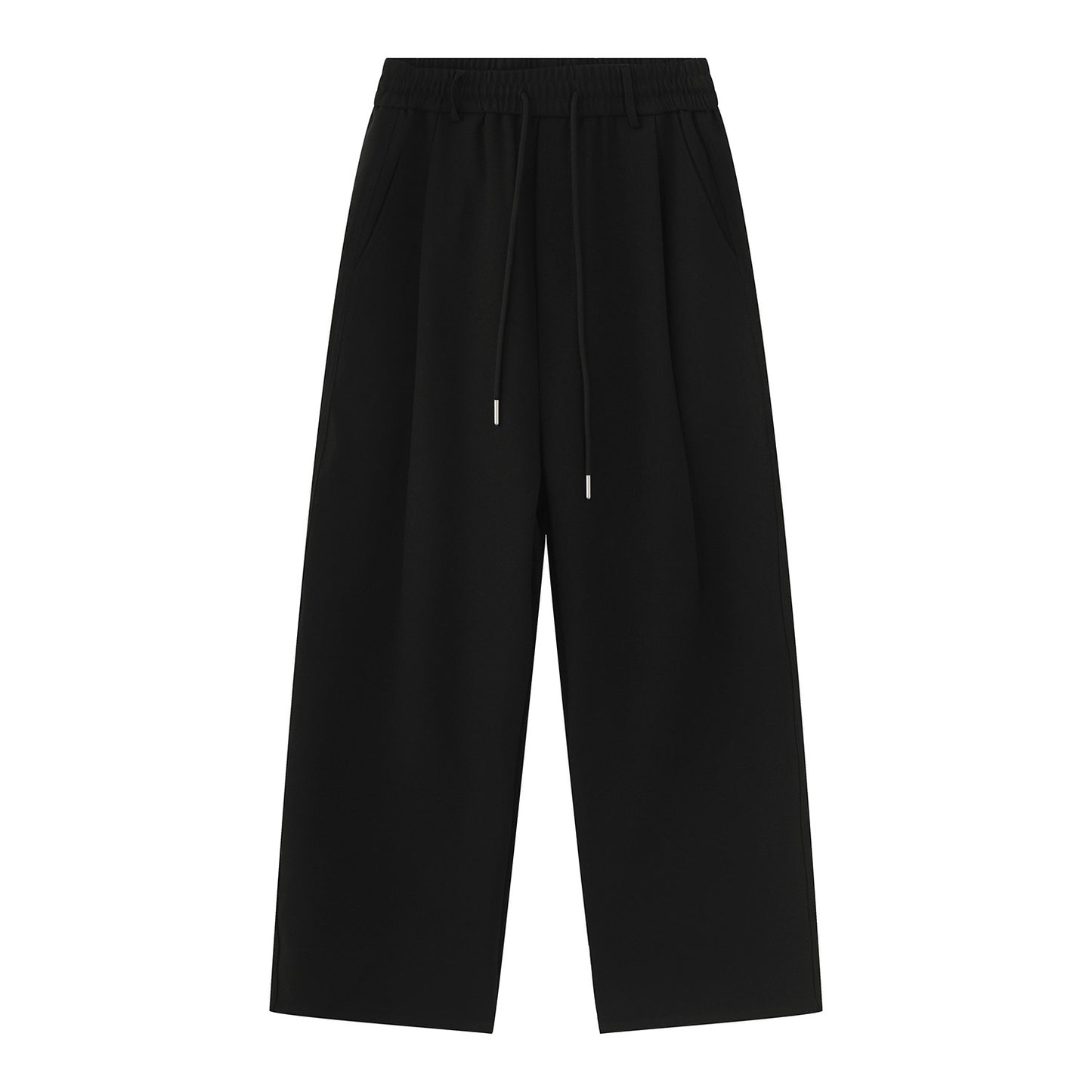 Lapel Short Jacket & Wide Leg Pants Setup WN24866