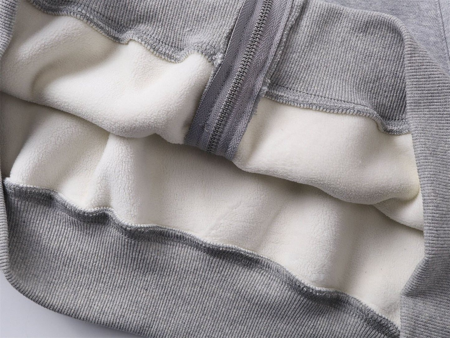 Letter Embroidery Oversize Zipper Hoodie WN11528