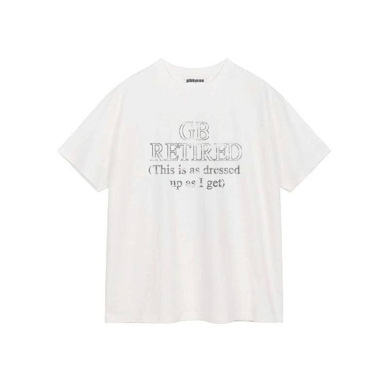 Print Oversize Casual Short Sleeve T-Shirt WN5665