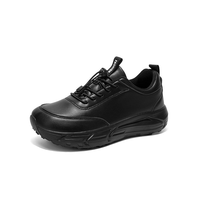 Minimalist Platform Lace-Up Casual Sneakers WN23467