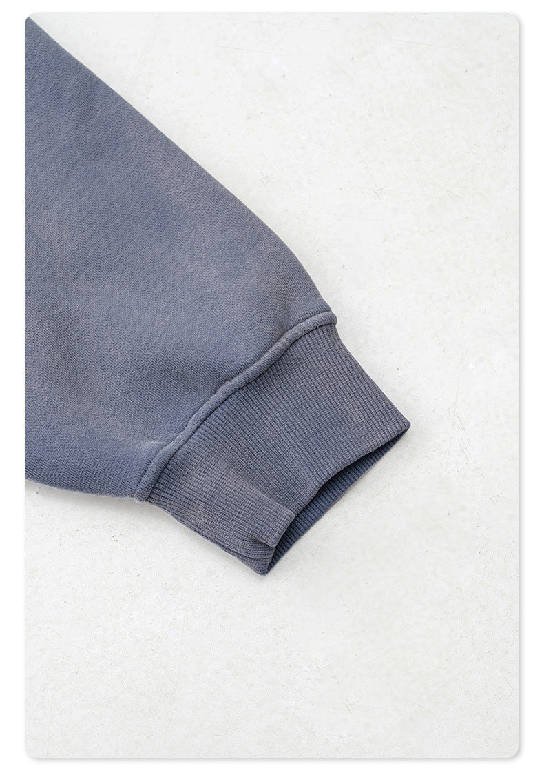 Water Washed Graffiti Print Hoodie WN7868