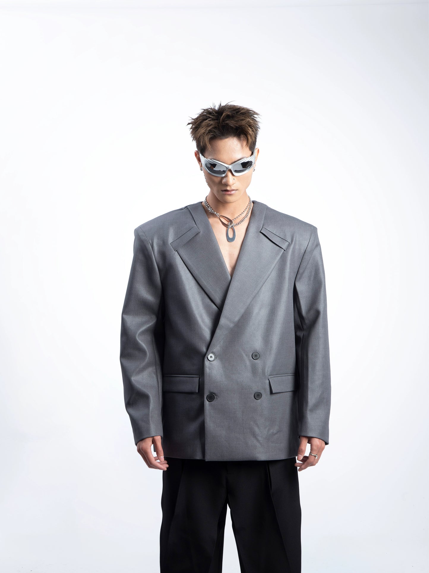 Structured Oversize Tailored Jacket WN20634