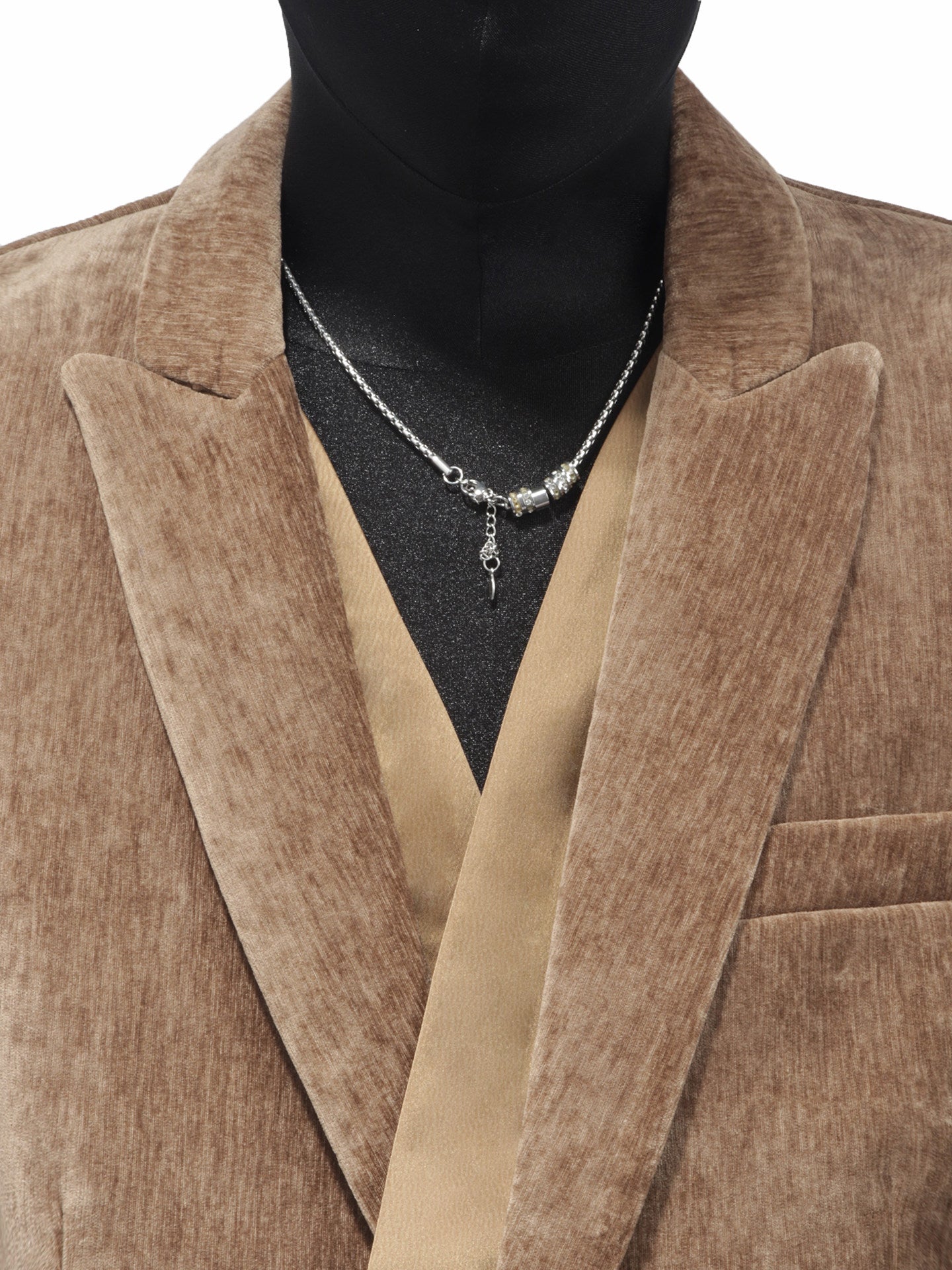 Suede Texture Tailored Jacket & Wide Leg Trousers Setup WN23711