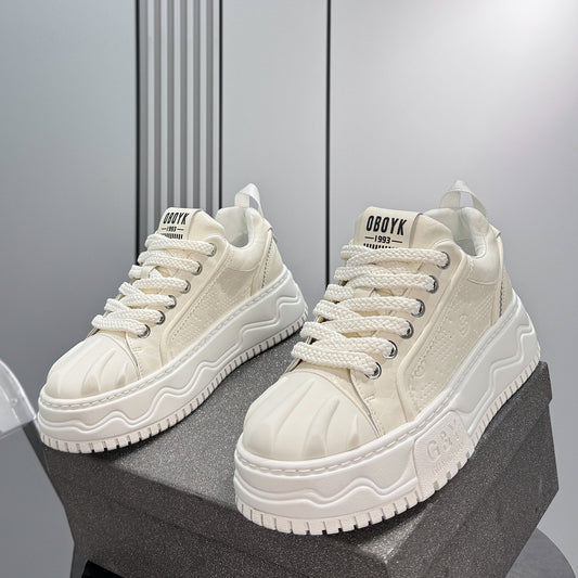 Chunky Platform Shell Toe Lace-Up Sneakers WN24839