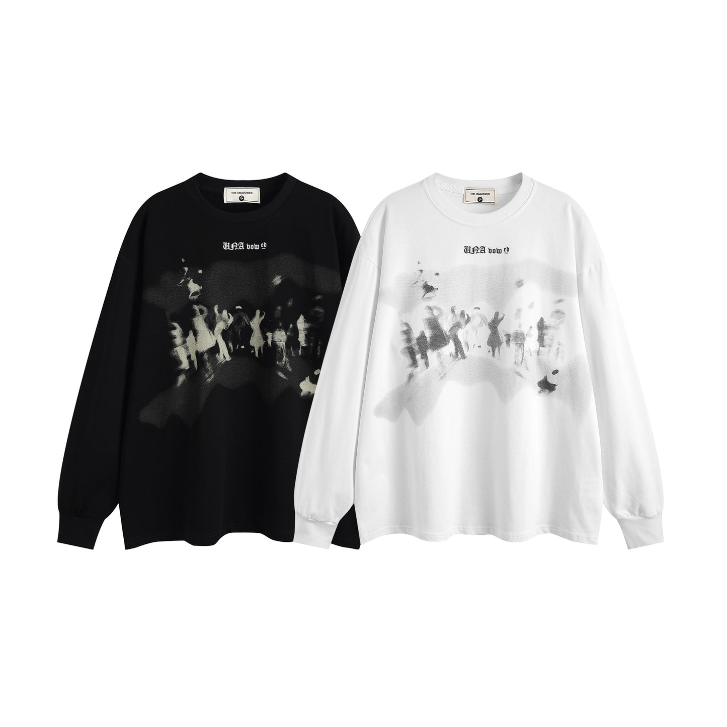 Graffiti Print Long Sleeve T-Shirt WN12695