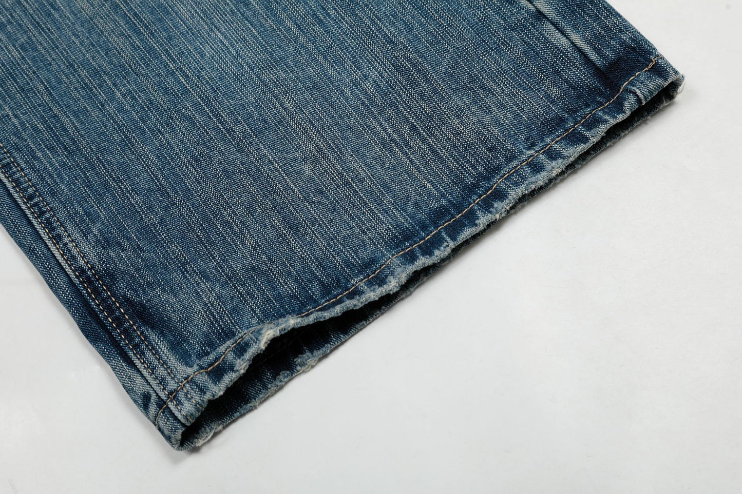 Washed Wide Leg Denim Jeans WN15513