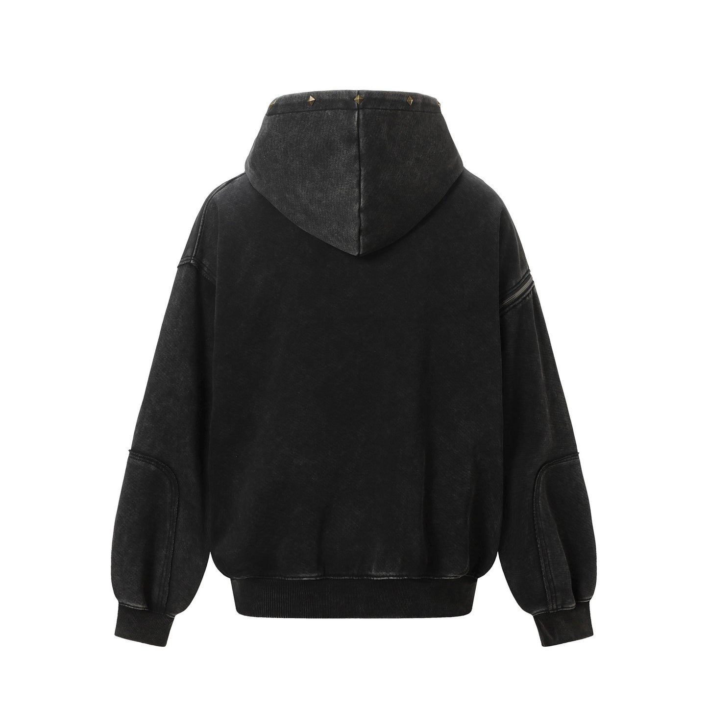 Washed Zipper Hoodie WN12941