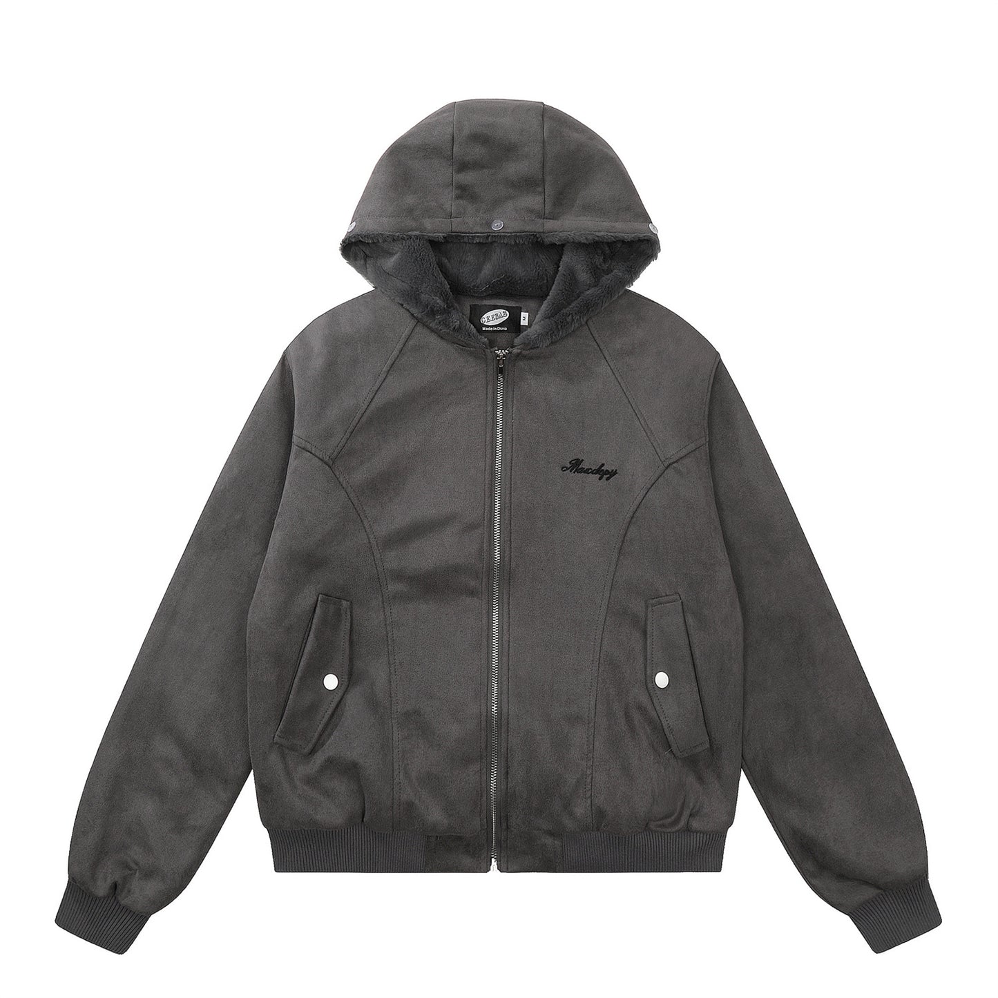 Detachable Fur Collar Short Hooded Padded Jacket WN11527