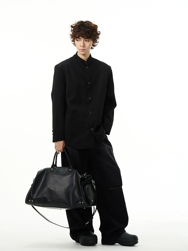 Oversize Standing-collar Jacket WN5184