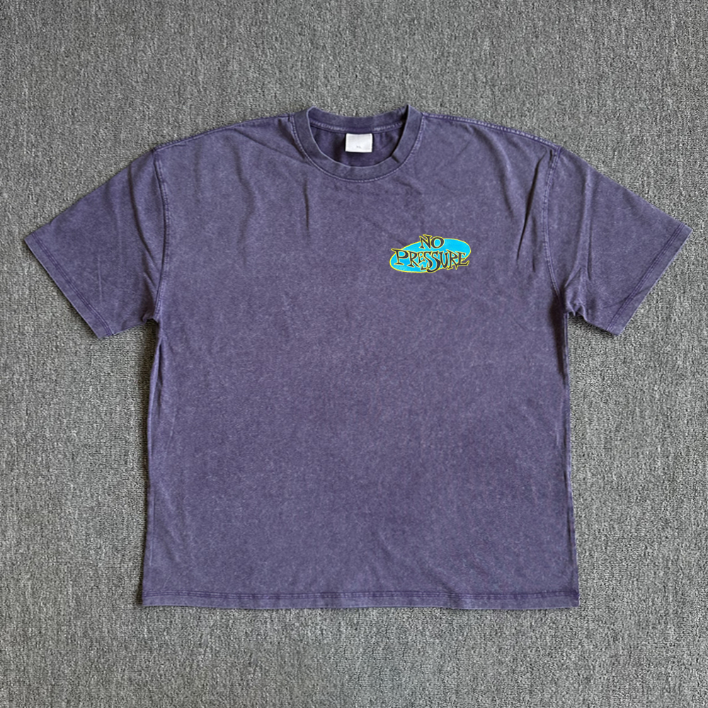 Oversize Graphic Letter Print Short Sleeve T-Shirt WN15811