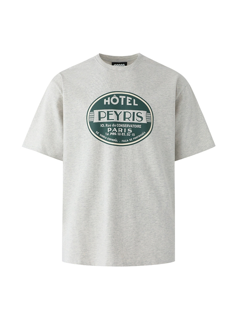 Letter Print Oversize Short Sleeve T-Shirt WN20258