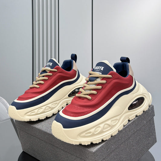 Chunky Platform Air Cushion Lace-Up Sneakers WN24852