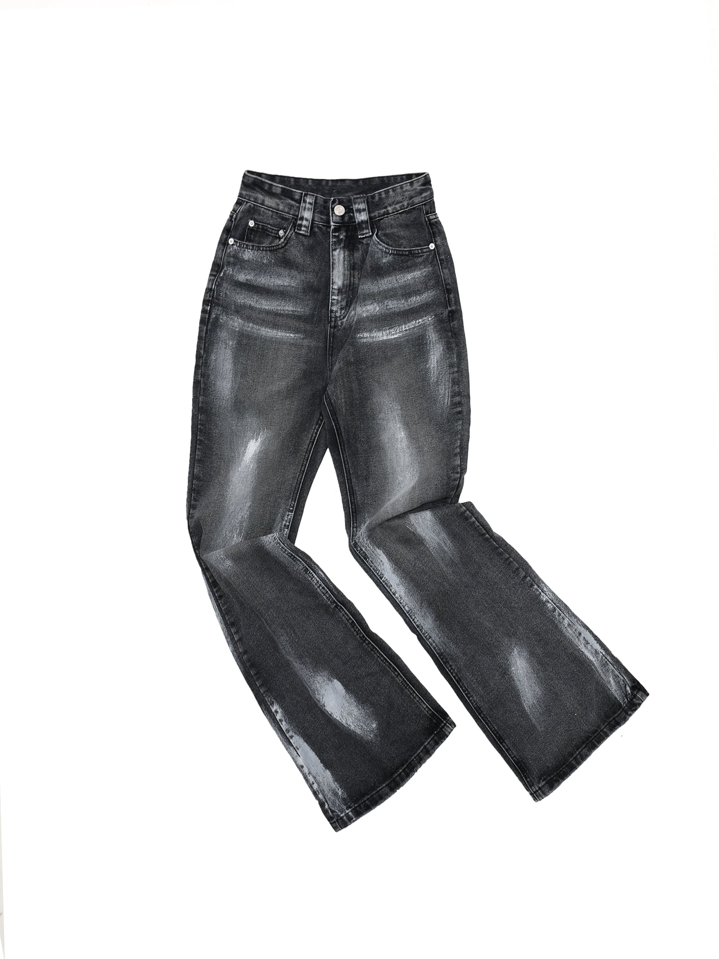 Micro Flare Straight Leg Denim Jeans WN5656