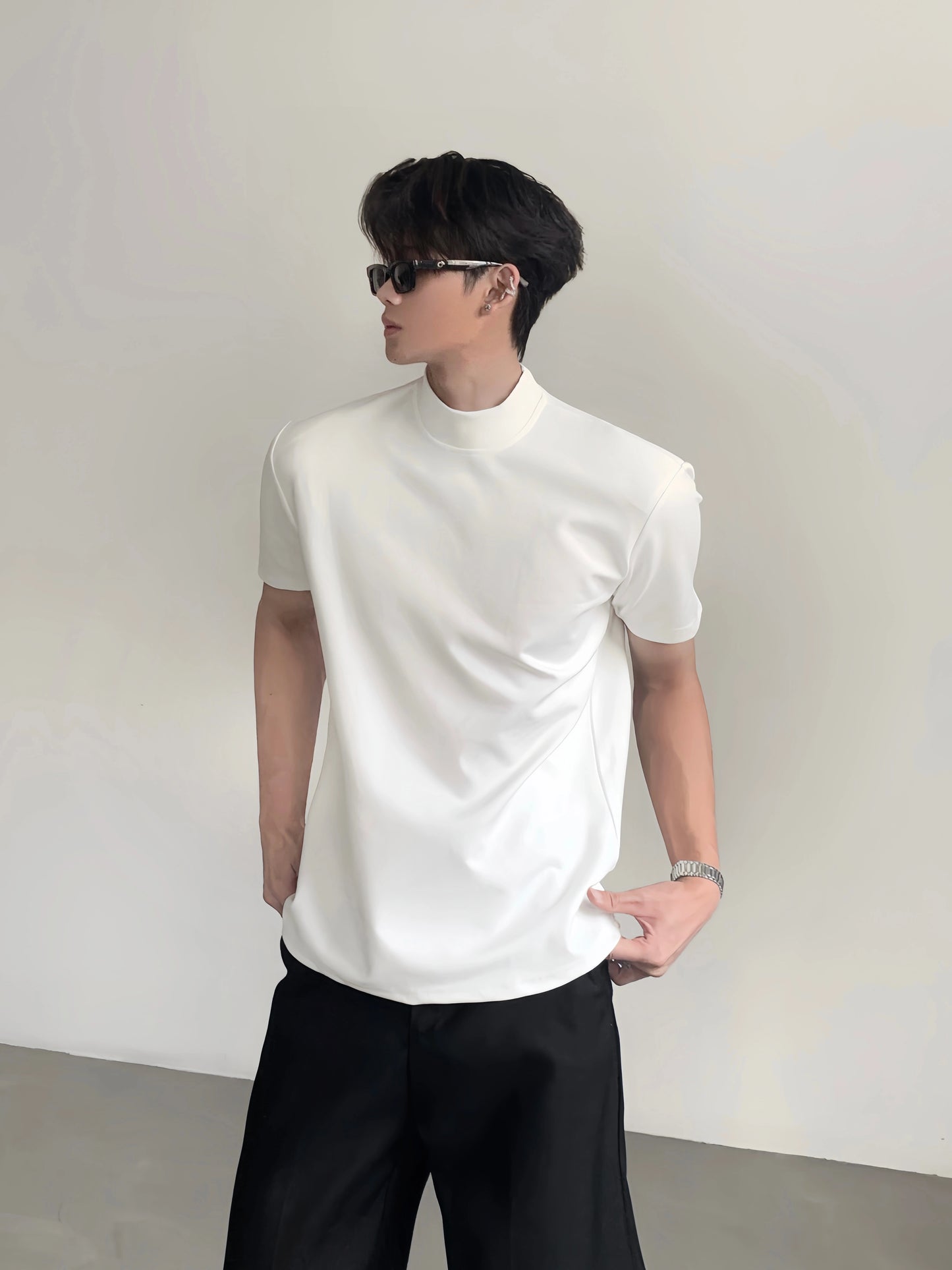 Structured Shoulder Heavyweight Short Sleeve T-Shirt WN20043