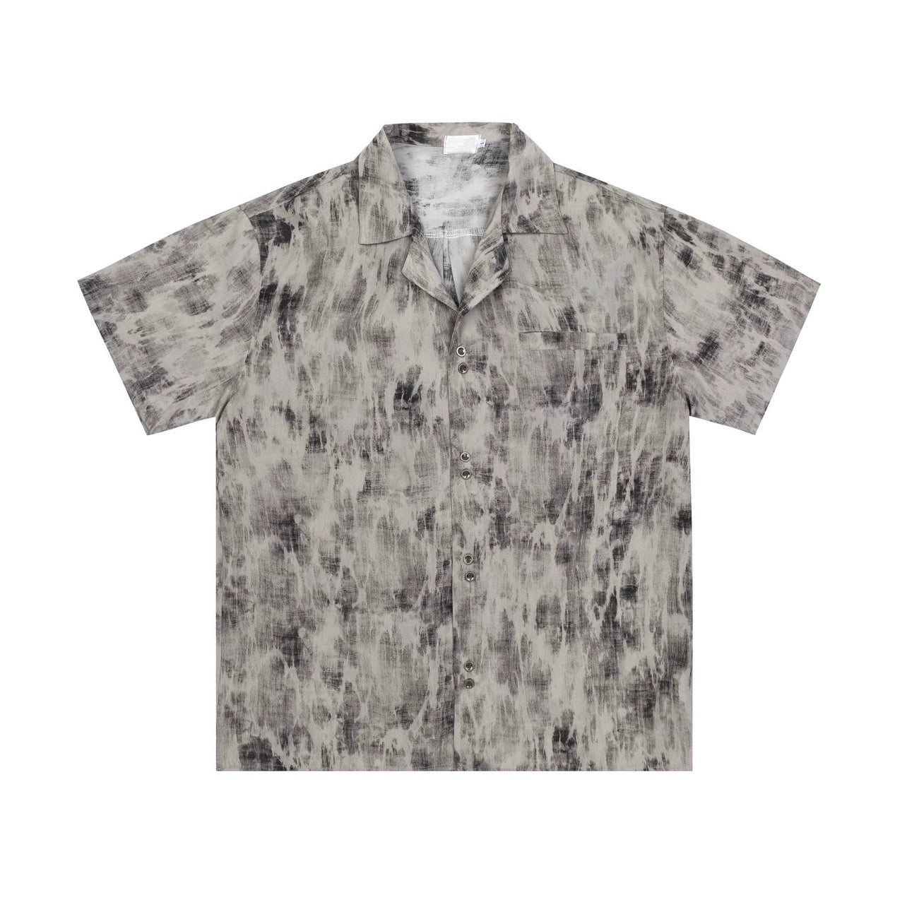 Tie Dye Thin Oversize Short Sleeve Shirt WN5882