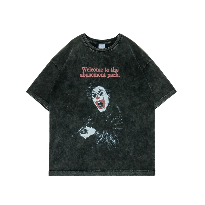 Washed Faded Oversize Short Sleeve T-Shirt WN17723