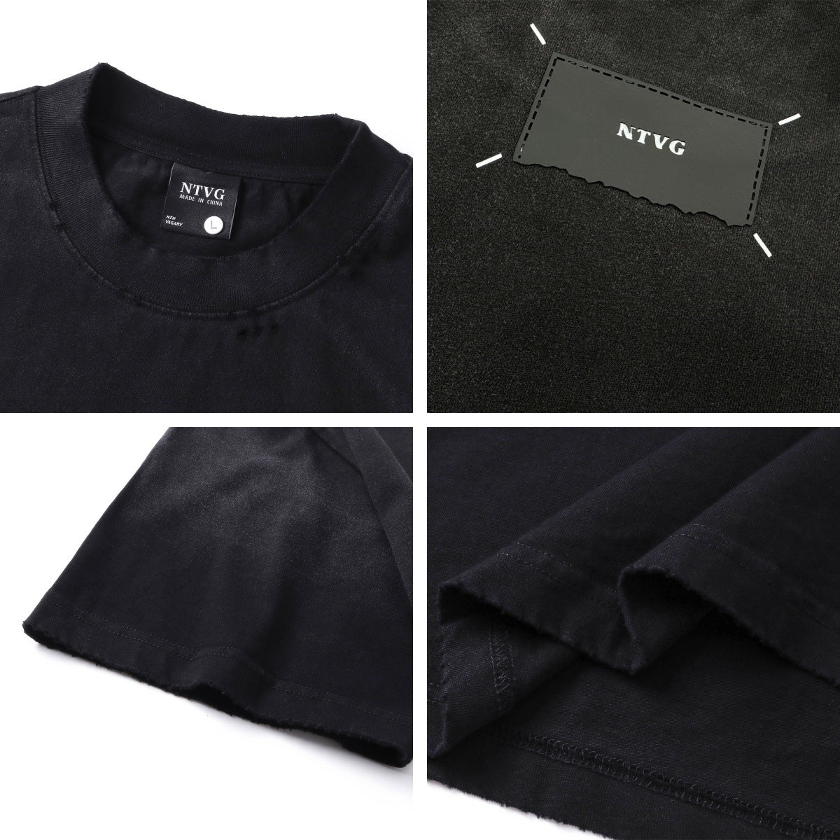 Spray Fade Washed Oversize Short Sleeve T-Shirt WN15097