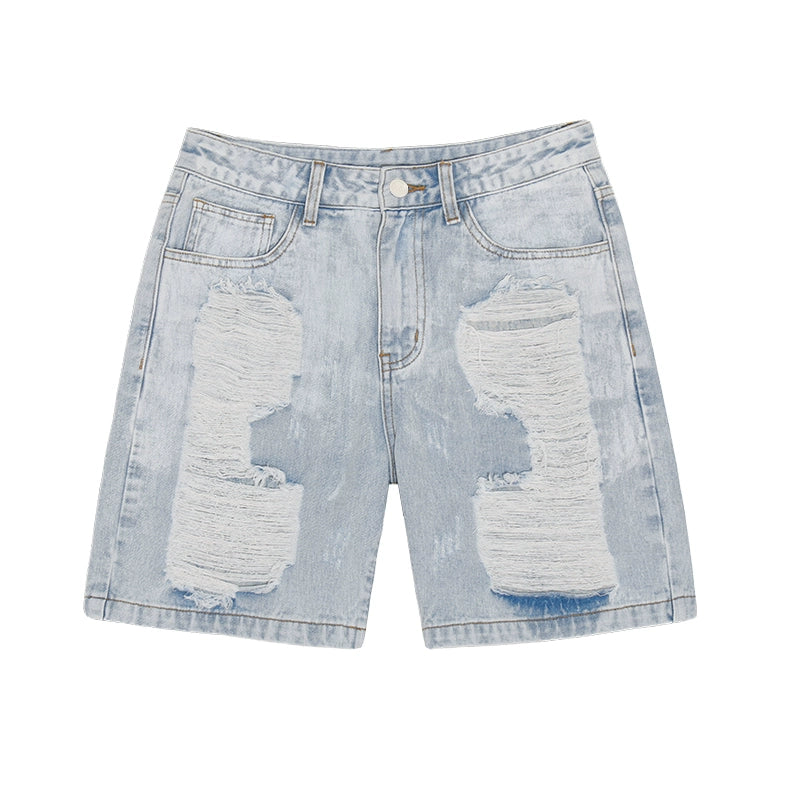 Damage Design Denim Half Jeans WN17758