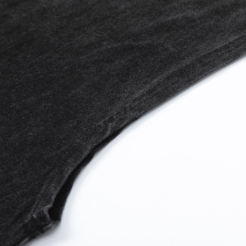 Oversize Graphic Print Tank Top WN16507