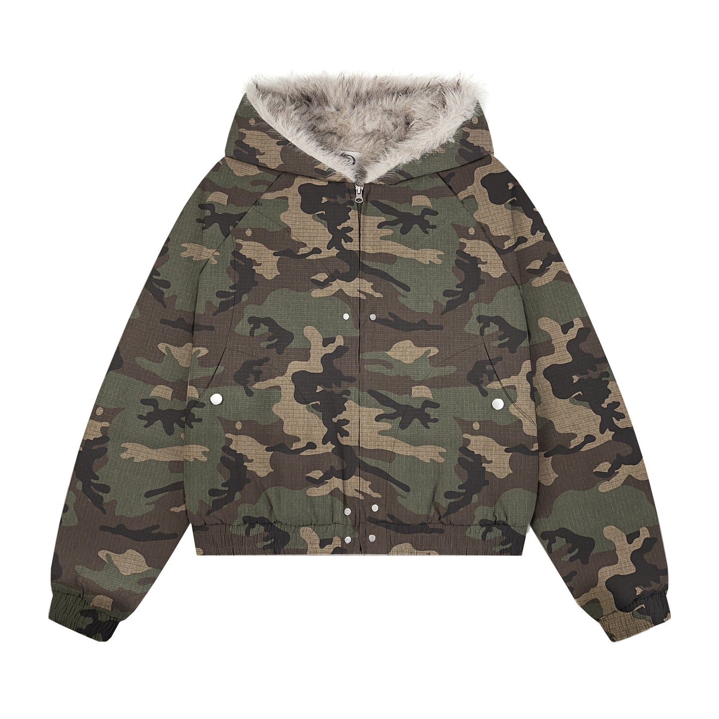 Fur Collar Hooded Jacket WN11218