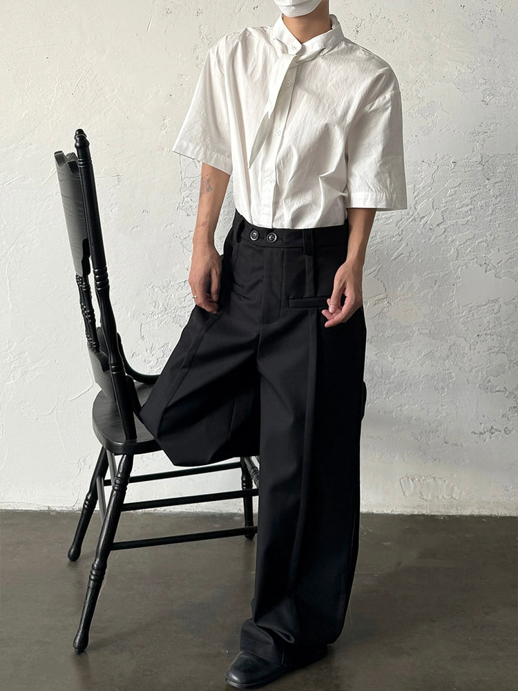 Ruffle Short Sleeve Shirt WN19974