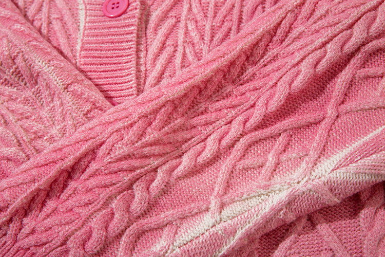 Damage Hem Knit Cardigan WN11418