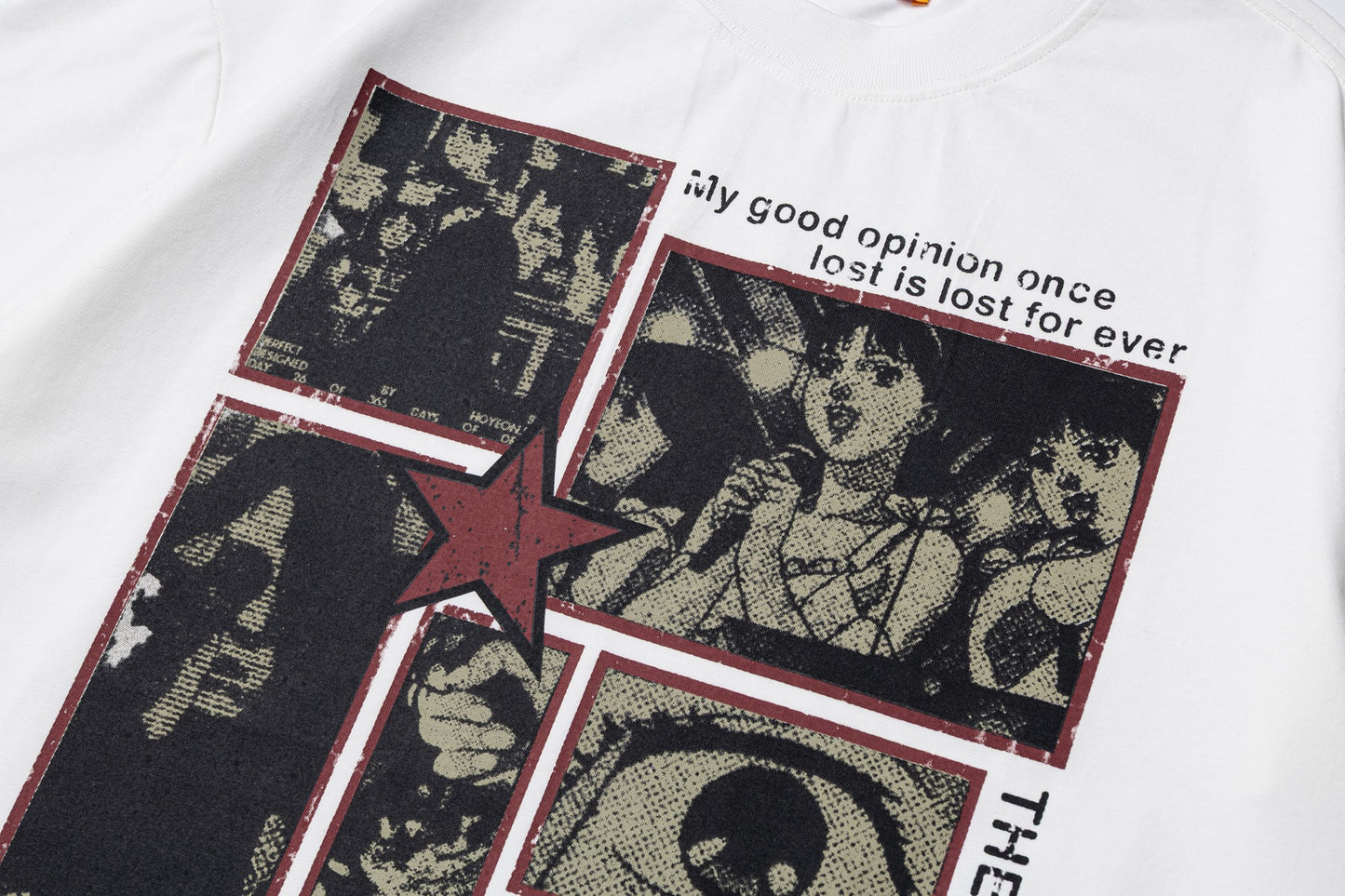 Cartoon Print Cool Touch Oversize Short Sleeve T-Shirt WN25892