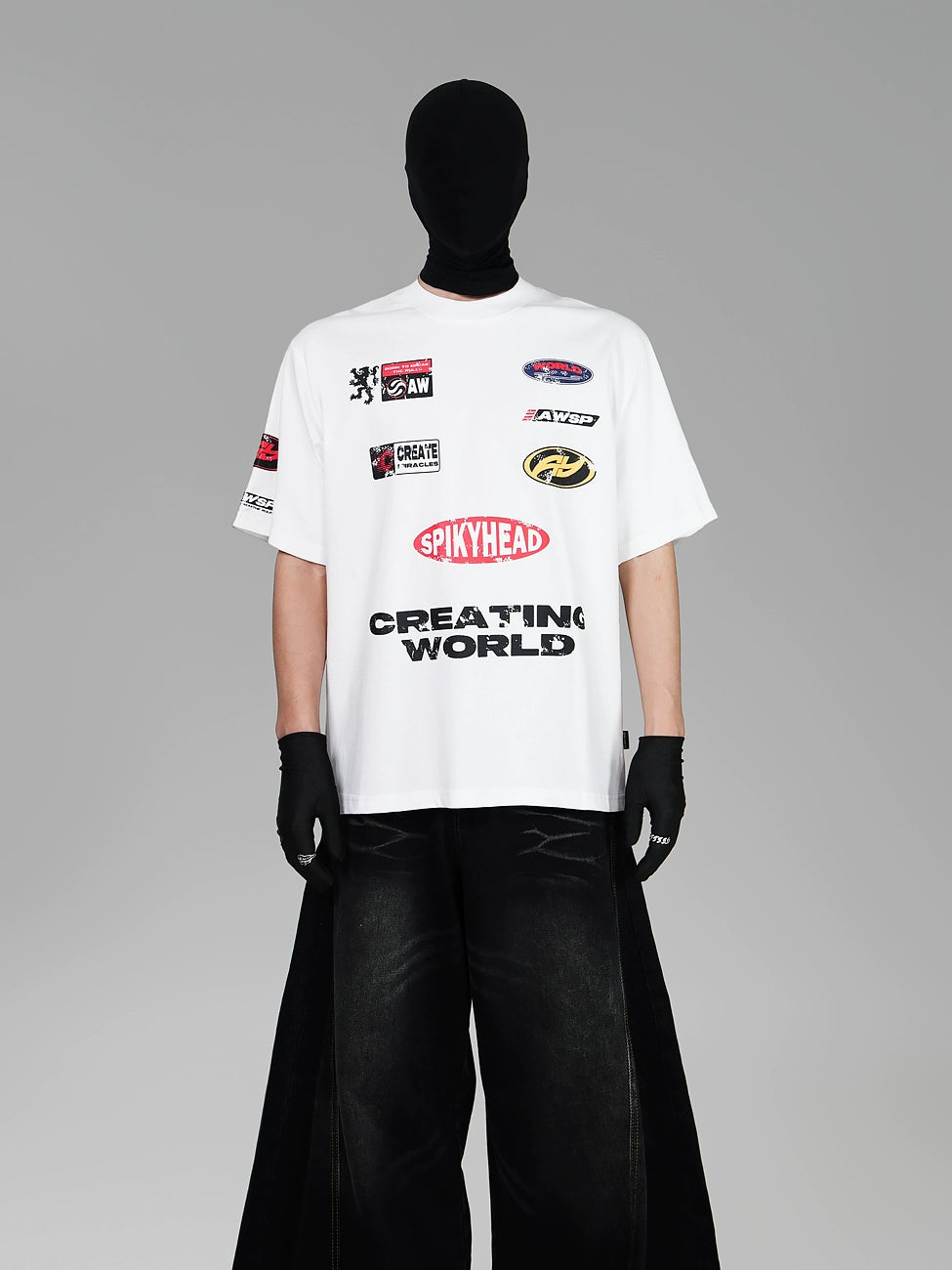 Heavyweight Graphic Design Short Sleeve T-Shirt WN17315