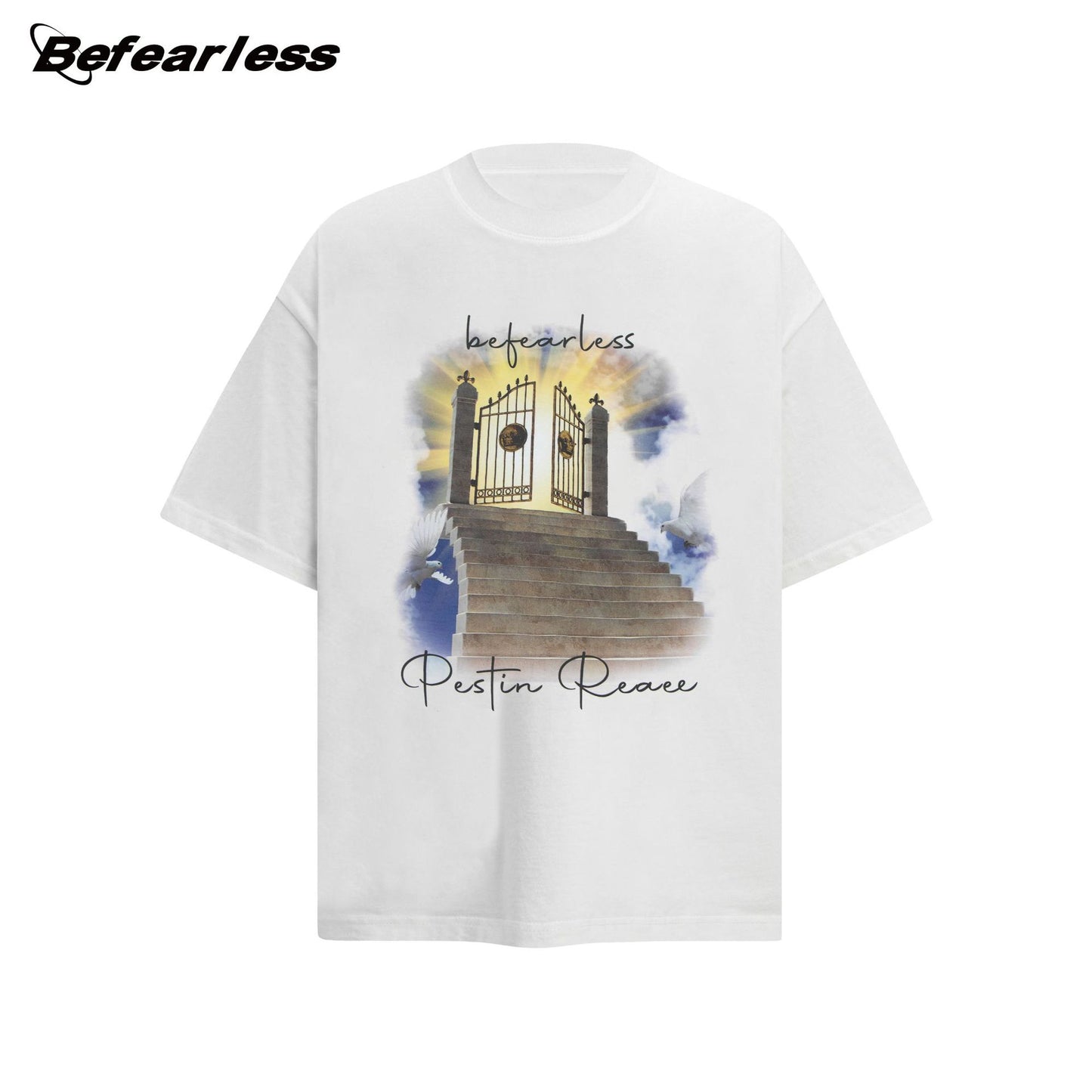 Washed Graphic Print Heavyweight Oversize Short Sleeve T-Shirt WN26228