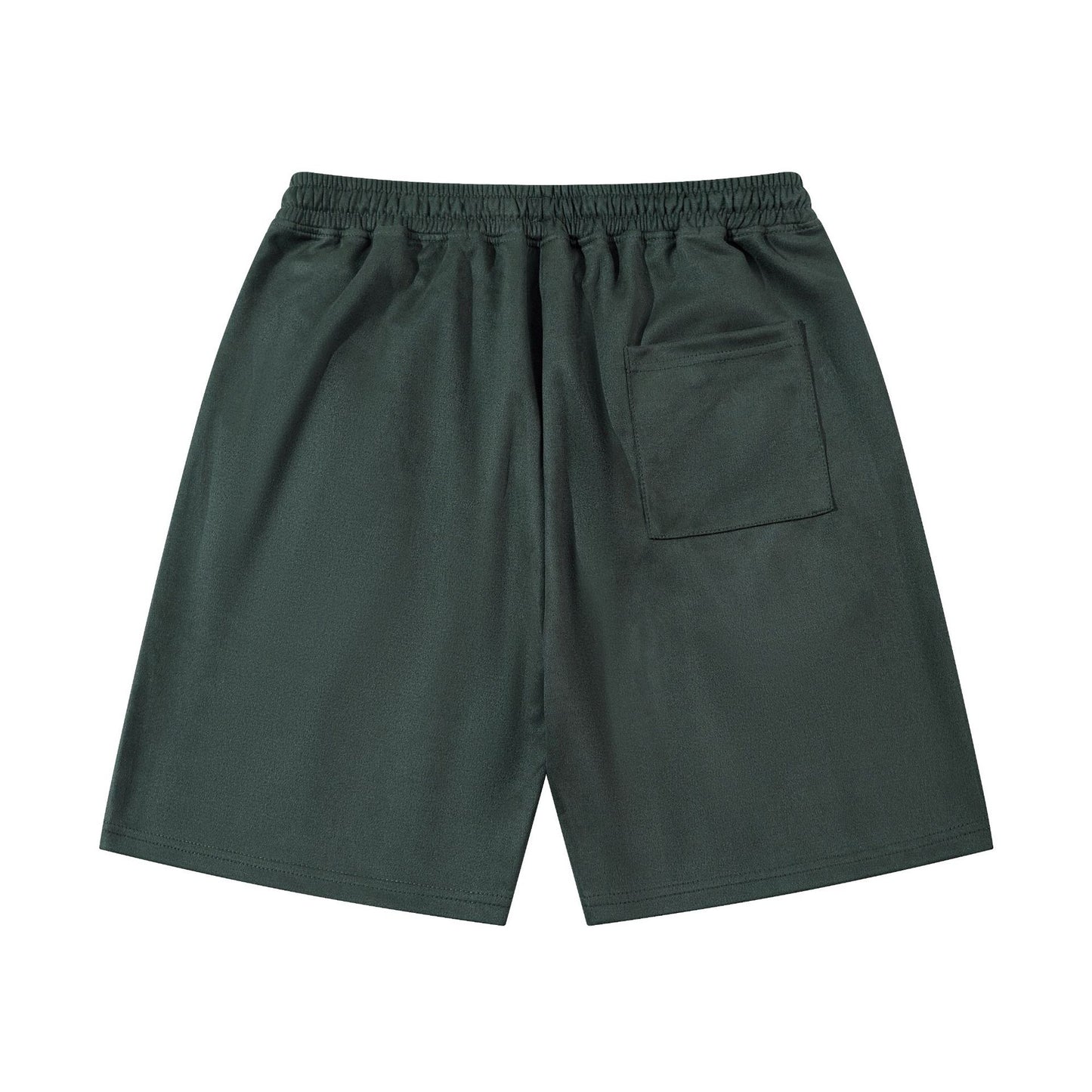 Suede Embroidery Wide Leg Half Pants WN16205