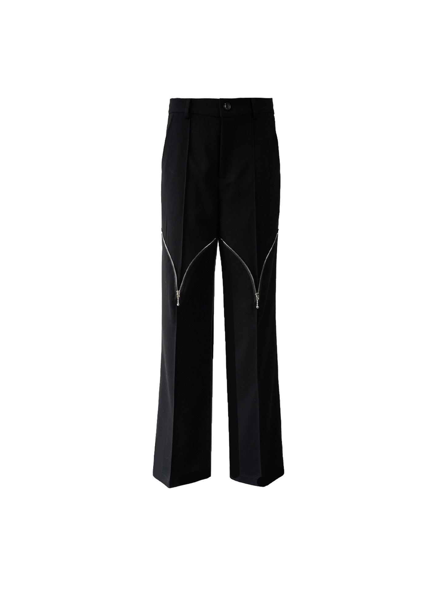 Zip Detail Tailored Trousers WN23637