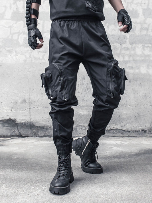 Functional Multi-Pocket Cuffed Cargo Pants WN22525
