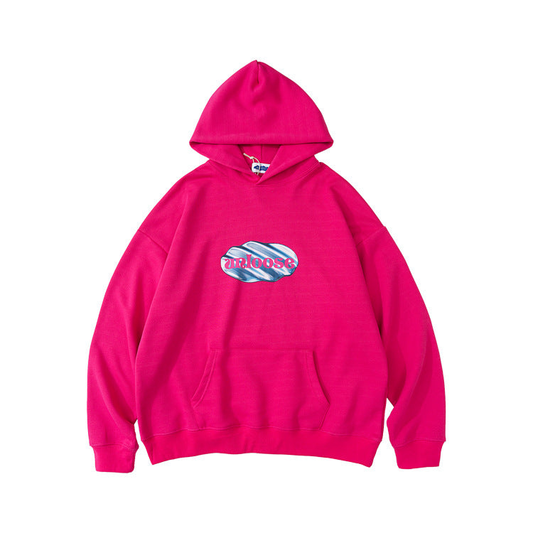 Oversize Print Hoodie WN12573