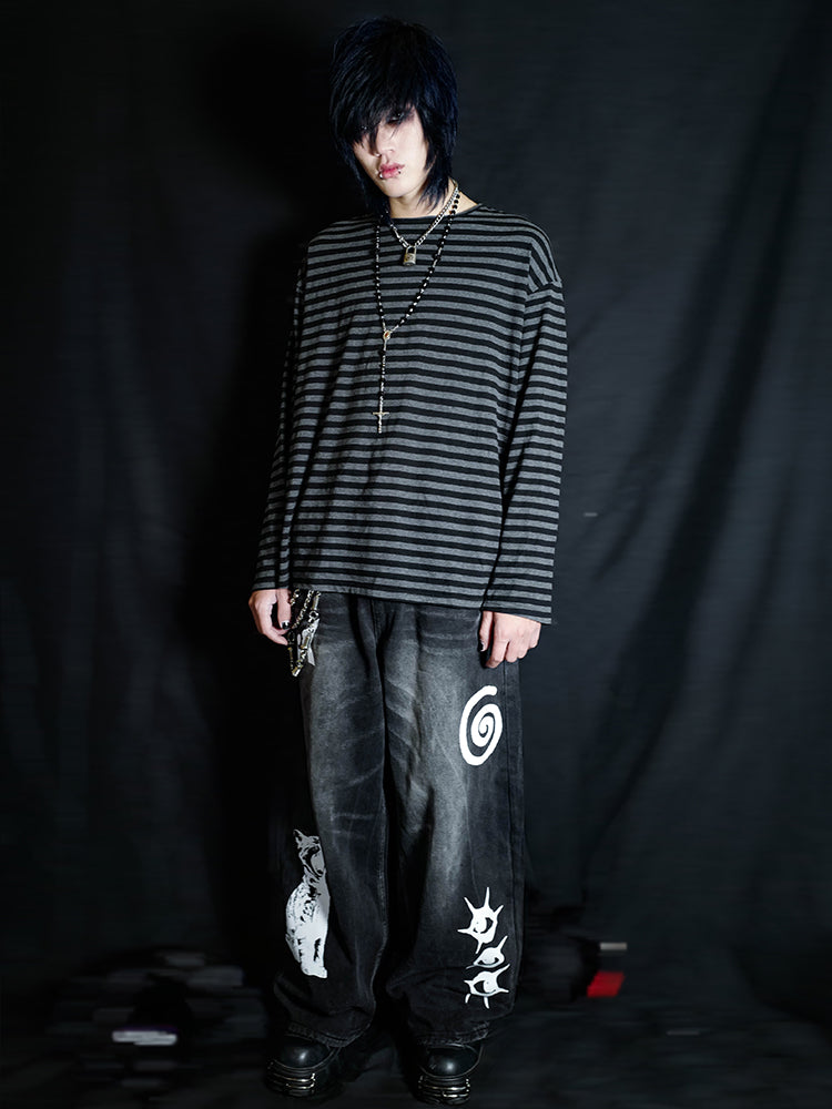 Stripe Long Sleeve T-Shirt WN16016