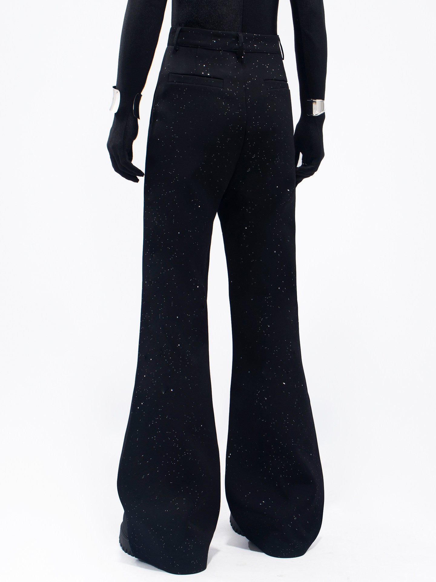 Sequin Flare Trousers WN23657