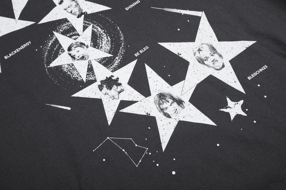 Star Graphic Raglan Long Sleeve T-Shirt WN27991