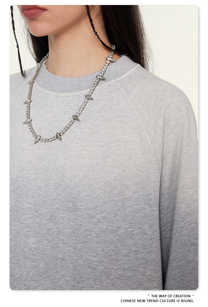 Washed Oversize Raglan-sleeve T-shirt WN6430