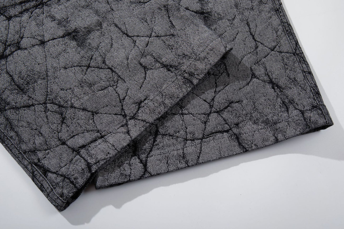 Deconstructed Irregular Wide Leg Denim Jeans WN23051