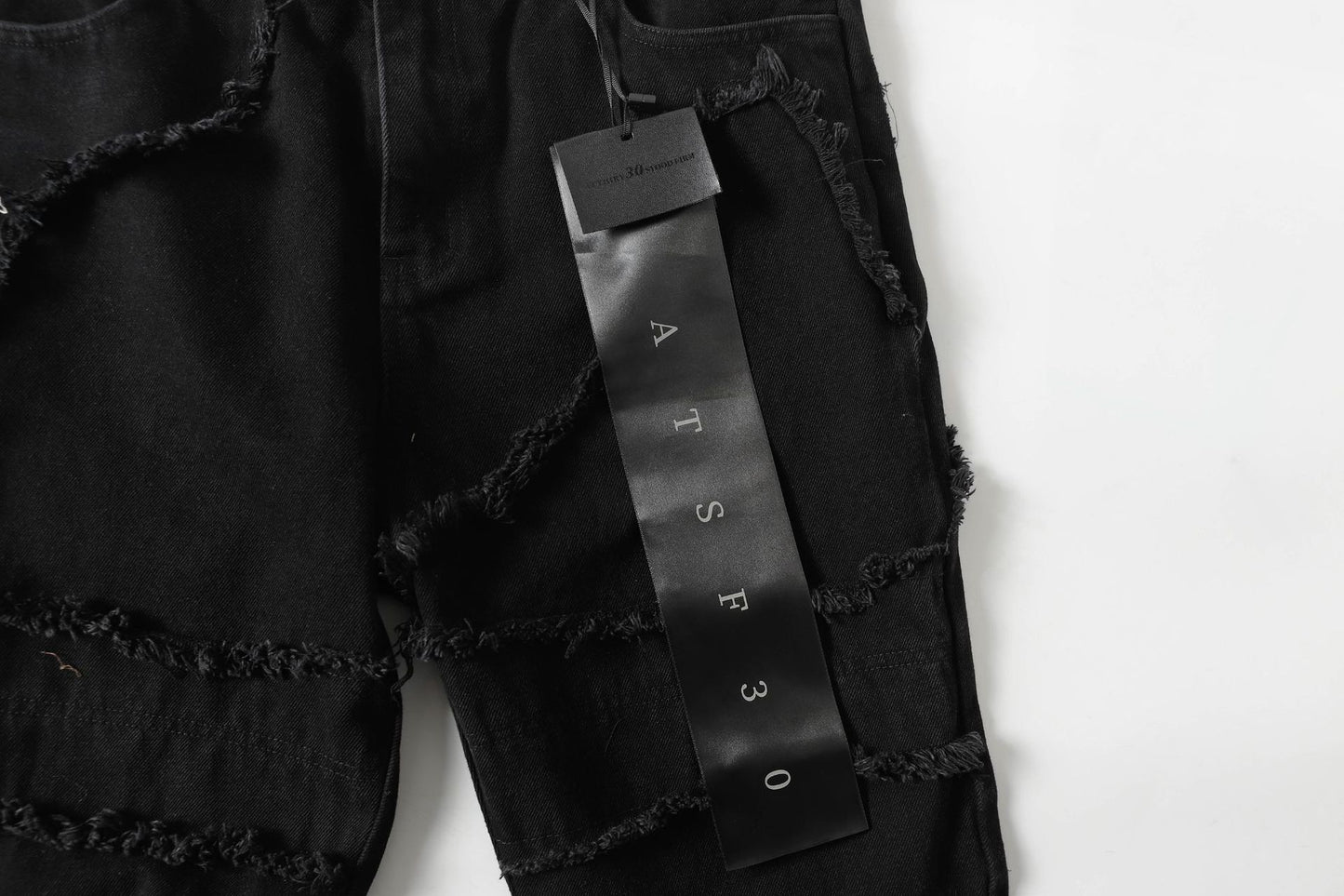 Raw Hem Wash Flare Denim Jeans WN16193