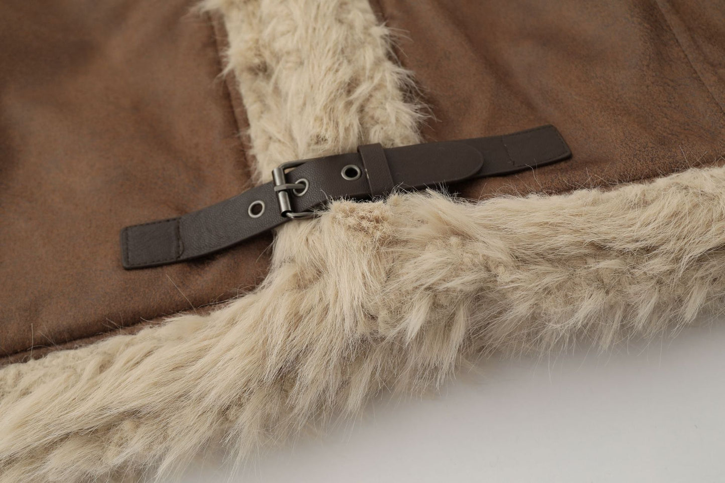 Suede Fleece Lining Furry Jacket WN10993